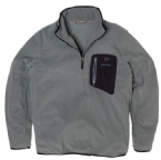 Mens Fusion Pocket Detail 1/4 Zip Fleece Rhino