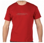 Mens Wisdom T-Shirt Chilli Red