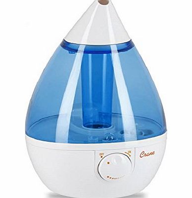 Crane Ultrasonic Cool Mist Humidifier Blue Drop