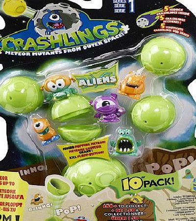 Crashlings Series 1 Aliens 10 Figures Pack