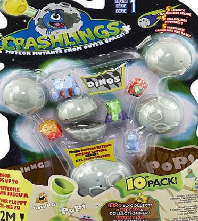 Crashlings Series 1 Dinos 10 Figures Pack