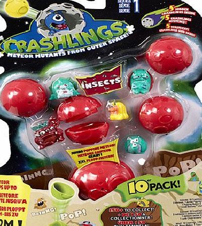 Crashlings Series 1 Insects 10 Figures Pack