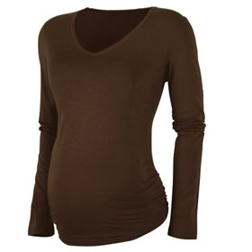 Crave V Neck Rouched Side Top