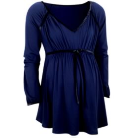 Crave Velvet Trim Evening Top