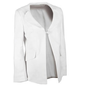 Crave White Linen Jacket