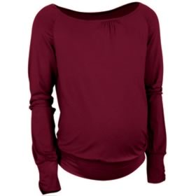 Crave Wide Neck Jersey Top