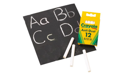 crayola 12 Anti-Dust White Chalk
