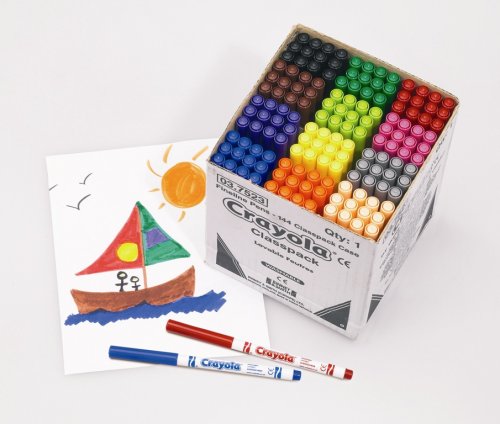 Crayola 144 Super Tip Pens Class Pack