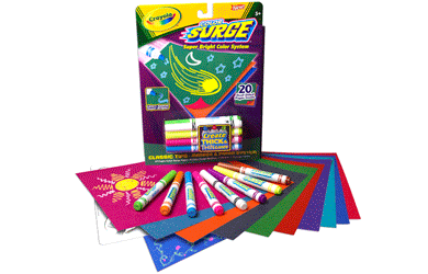 crayola Colour Surge Super Bright Colour System