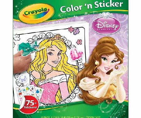 Crayola Disney Disney Princess Colour and Sticker Book