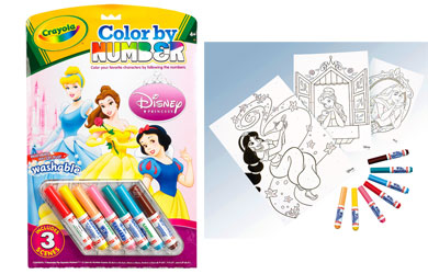 Crayola Disney Princess Colour by Numbers