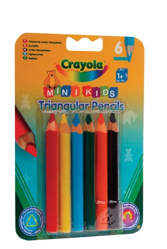 Crayola Mini Kids - Triangular Pencils (6 Pack)