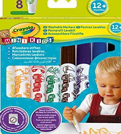 Crayola Mini Kids First Markers (8 Pack)