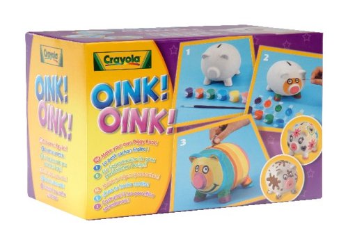 Crayola Oink! Oink! Make Your Own Piggy Bank