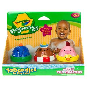 Tadoodles Dog Pig Elephant Bath Crayons