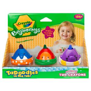 Tadoodles Seal Lobster Dolphin Bath Crayons