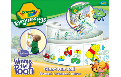 Crayola Winnie the Pooh Fun Roll