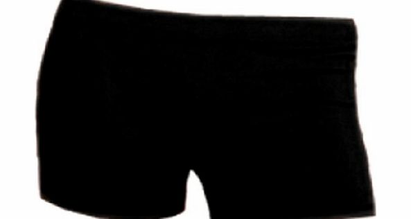 Crazy Chick Girls Neon Stretch Hot Pants Shorts Dance Gym Tutu Shorts Age: 5-12 yrs BLACK 9-10 Years