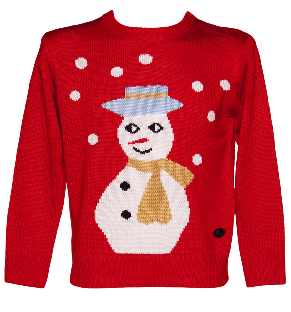 Unisex Sid Snowman Christmas Jumper from Crazy