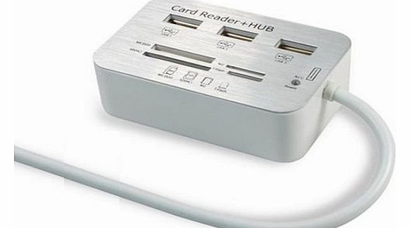 Crazyprofit 8 pin Lightning Apple iPad Mini iPad 4 5 Air Card reader 3 Port USB Hub and Memory Card Reader external keyboards Supports SD(HC), SD(XC), Mini SD, MMC, MMC 4.0, MS Pro, MS Duo, MS Pro Duo