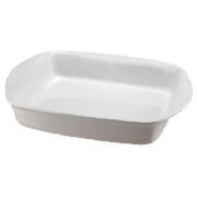Cream two tone Ceramic Rectangle Roaster Large