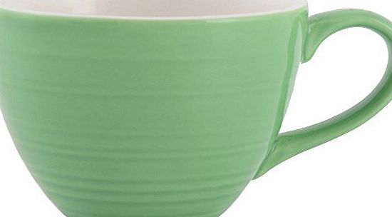 Creatie Tops Creative Tops The Wanderer Collection Ribbed Stoneware Mug, Green