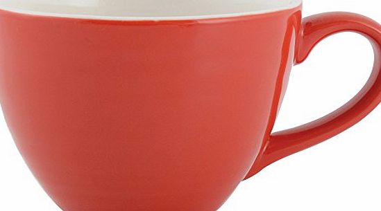 Creatie Tops Creative Tops the Wanderer Collection Ribbed Stoneware Mug, Red