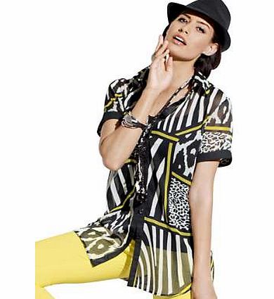 Creation L Animal Print Blouse