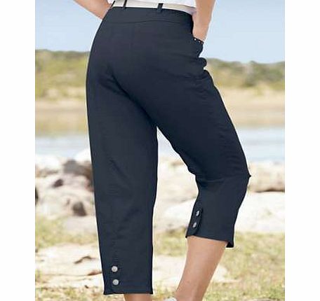 Creation L Ankle Button Detail Cropped Trousers