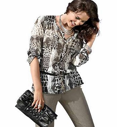 Creation L Crushed Look Blouse