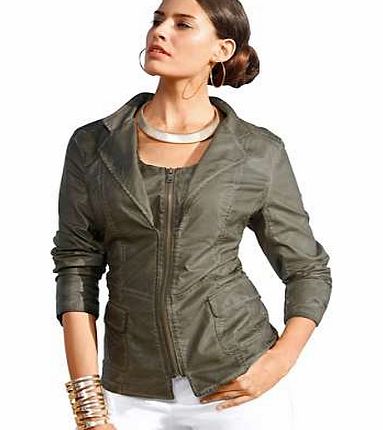 Creation L Faux Leather Jacket