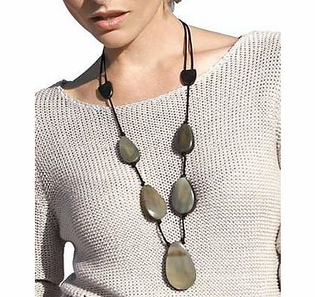 Creation L Flat Stone Necklace