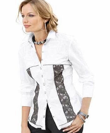 Creation L Lace Detailed Long Sleeve Blouse