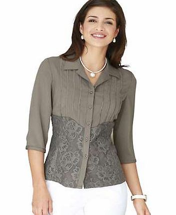 Creation L Lace Panel Blouse