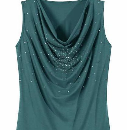 Creation L Sleeveless Waterfall Top