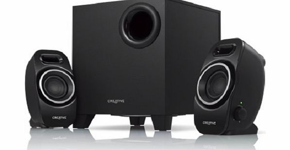 Creative A250 (2.1) Speaker System with Down-firing Ported Subwoofer