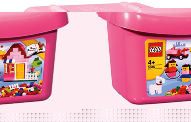 Creative Building System - Pink Brick Box