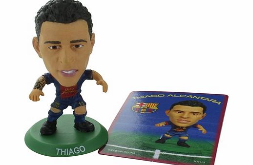 CREATIVE DISTRIBUTION LTD T/A CREATIVE TOYS COMPAN Barcelona Thiago Alcantara Home SoccerStarz