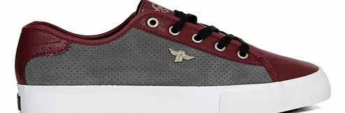 Creative Recreation Kaplan Grey/Maroon Suede