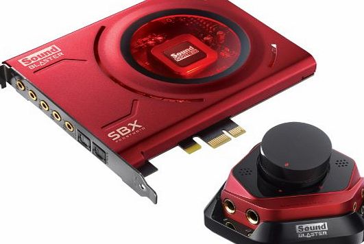 Sound Blaster Zx 116dB PCIe Gaming Sound Card with High Performance Headphone Amp and Desktop Audio Control Module