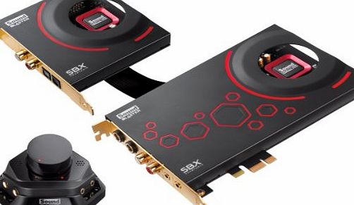 Sound Blaster ZxR PCIe Audiophile Grade Gaming Sound Card with High Performance Headphone Amp and Desktop Audio Control Module