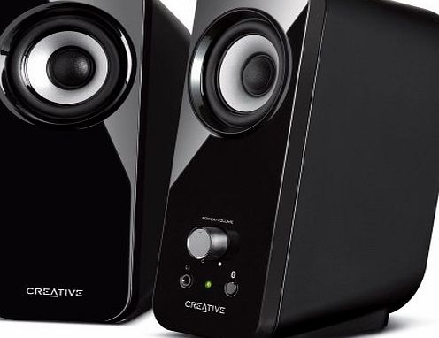 Creative T12 Wireless (2.0) Bluetooth Speakers with Aux-in