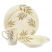 Bamboo Leaf 16 Piece Dinner Set