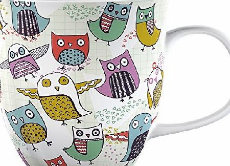 Creative Tops Retro Owl Owl Large Porcelain Owls Mug