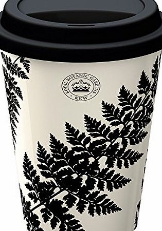 Creative Tops Royal Botanic Gardens Kew-Black Ferns Double Walled Travel Mug