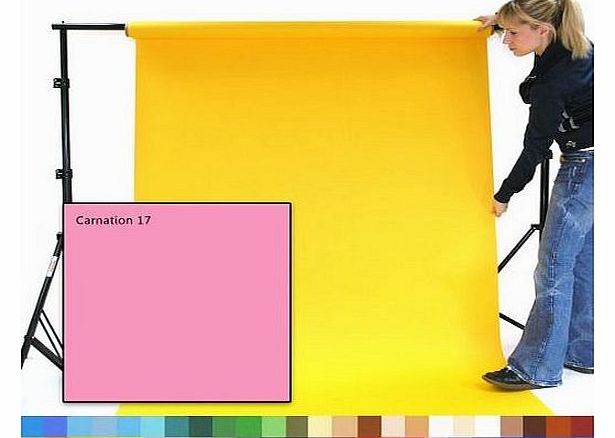 Creativity Backgrounds 4.5 Wide CARNATION Creativity Photographic Studio Background Paper, 1.35m wide x 11m long, 180gsm heavyweight Backdrop SPECIAL OFFER - 4 for the price of 3