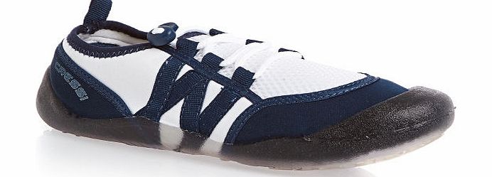 Cressi Elba Wetsuit Boots - White/Blue