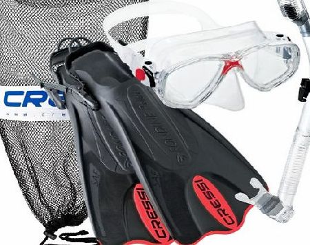 Cressi Mask Fin Snorkel Set, RD-ML
