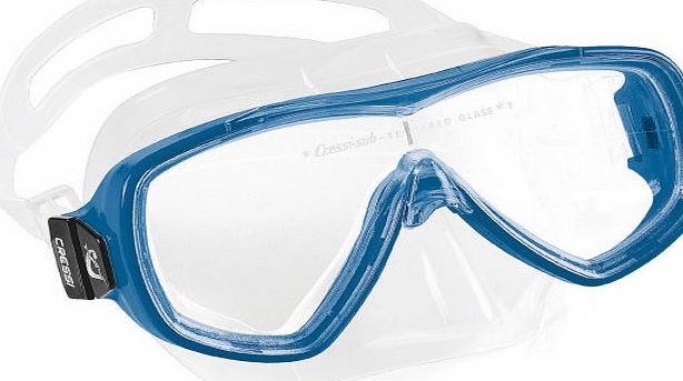 Cressi Onda Snorkelling Mask - Clear/Blue