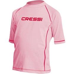 Cressi Sub Junior Rash Guard T-Shirt - Pink